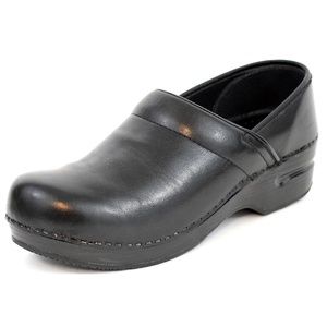 Lands' End Professional Nursing Black Slip On Clog